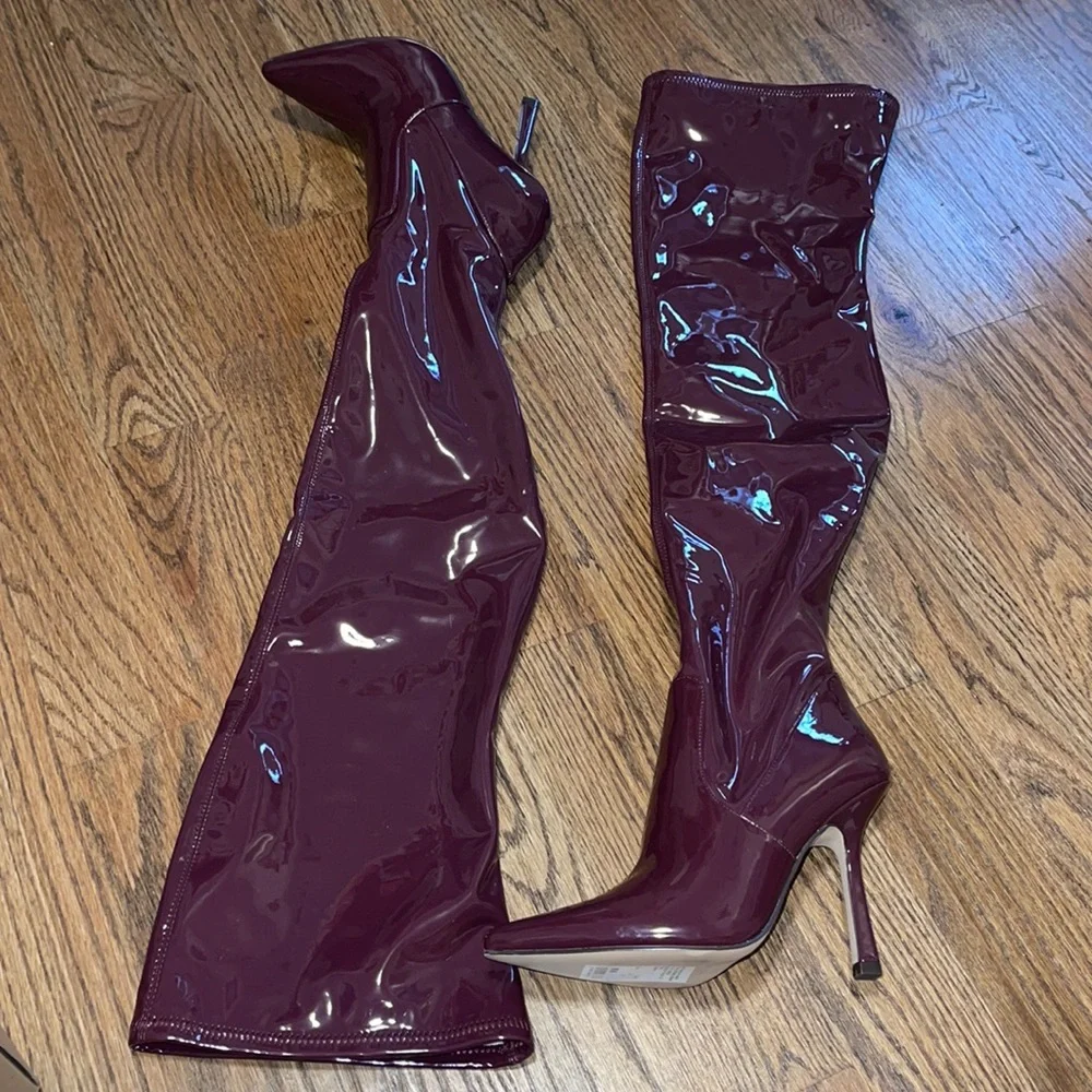 Steve Madden Vanquish Over The Knee Thigh High Boots - Picture 3 of 8
